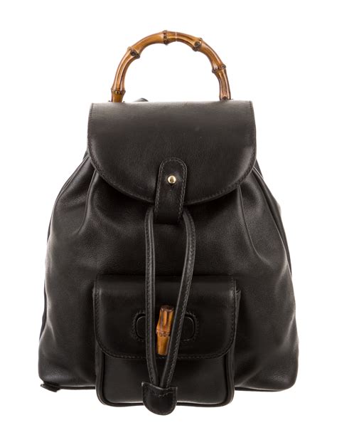 gucci mini bamboo backpack|original gucci bamboo bag.